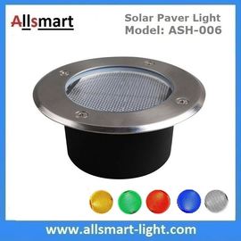 China Φ130x60mm Round Solar Paver Lights Maintenance Free Solar Brick Lights Solar Underground In-ground Lights Waterproof supplier