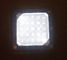 4x4'' square white blue green yellow red Solar landscaping paver brick lights stainless steel pathway lights supplier