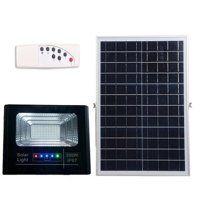 China 300W Solar Flood Lights with Remote Outdoor Street Light With Solar Panel Battery for Garden Patio Parking Lot supplier