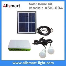 China DC Indoor Solar Home Lighting System Kit With 2 Bulbs 5M Wire Solar Emergency Camping Light Can Charge Mobile Cell Phone supplier