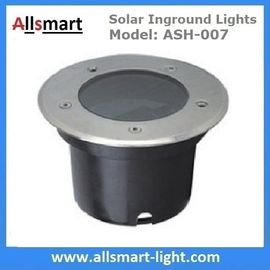 China Φ120x90mm Round Solar Paver Lights Solar Underground Lights Solar In-ground Lights IP68 for Landscaping Plaza Square supplier