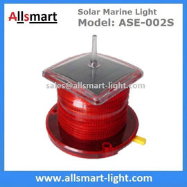 China 15LED Red Flash Solar Marine Beacon Offshore Lights With Spike Drive Bird Needle Ship Signal Lamp Ocean Sea Solar Light supplier