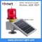 30LED Red Solar Obstruction Light Aviation Warning Lamp with Solar Panel For Tower Crane High Building supplier